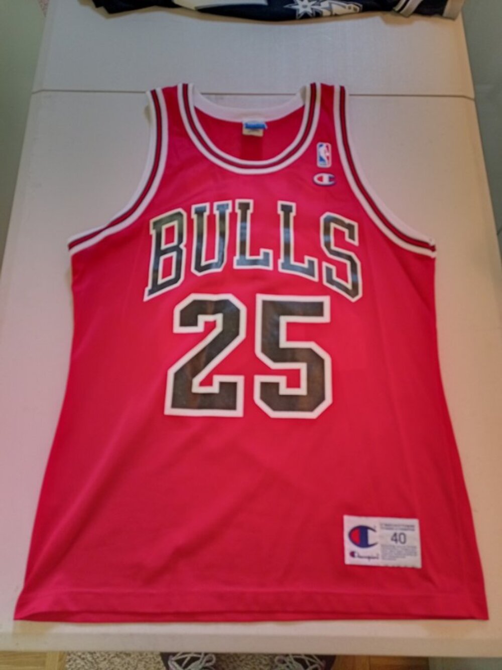 Champion Steve Kerr Chicago Bulls NBA Basketball Jersey Adult Medium 40 EUC